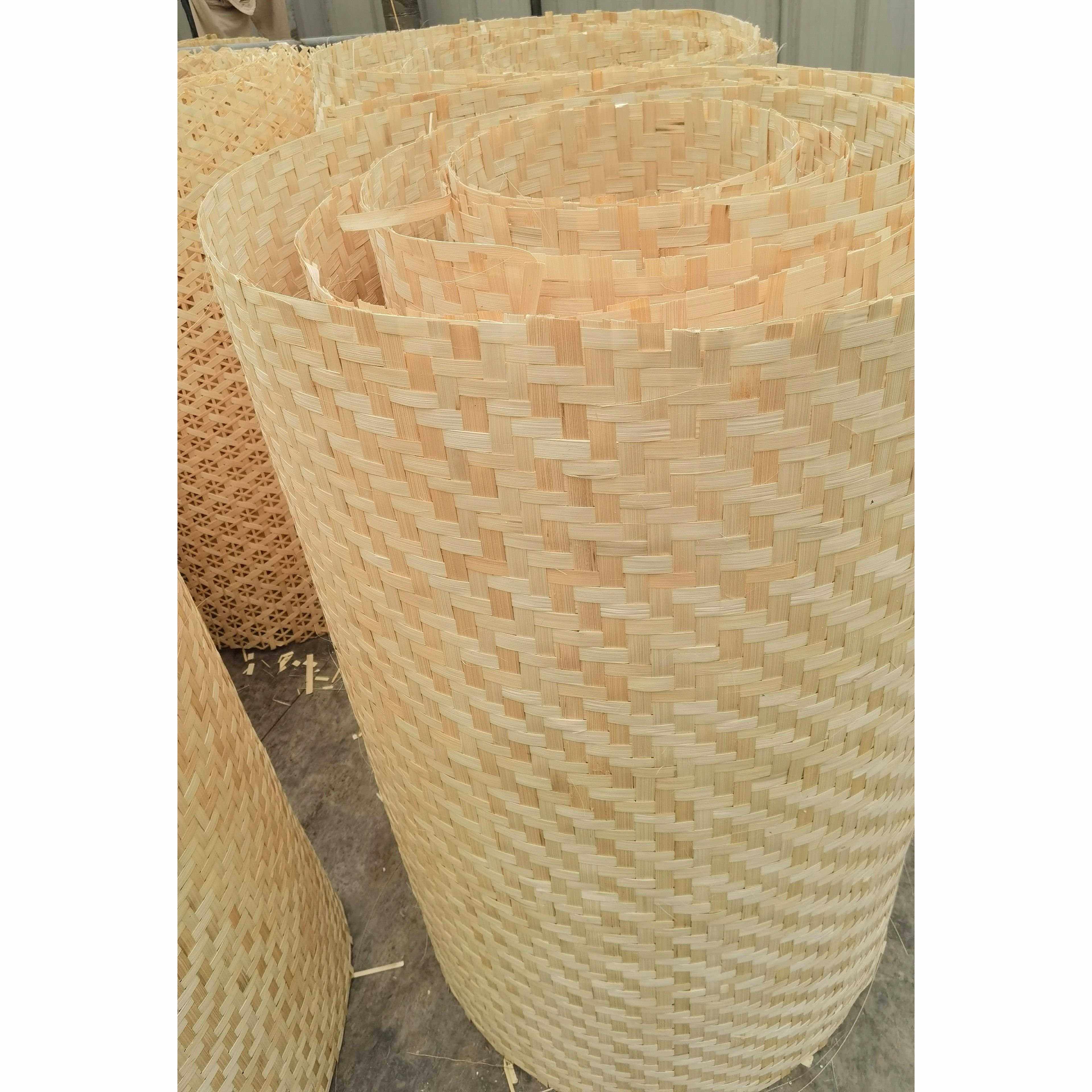 产地现货竹蔑席工地用墙面装饰装修竹席子农家乐装饰装修吊顶竹席