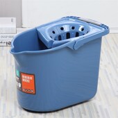 加厚拖把桶挤水桶墩布桶家用大号带轮地拖桶手动塑料拖地桶拧水桶
