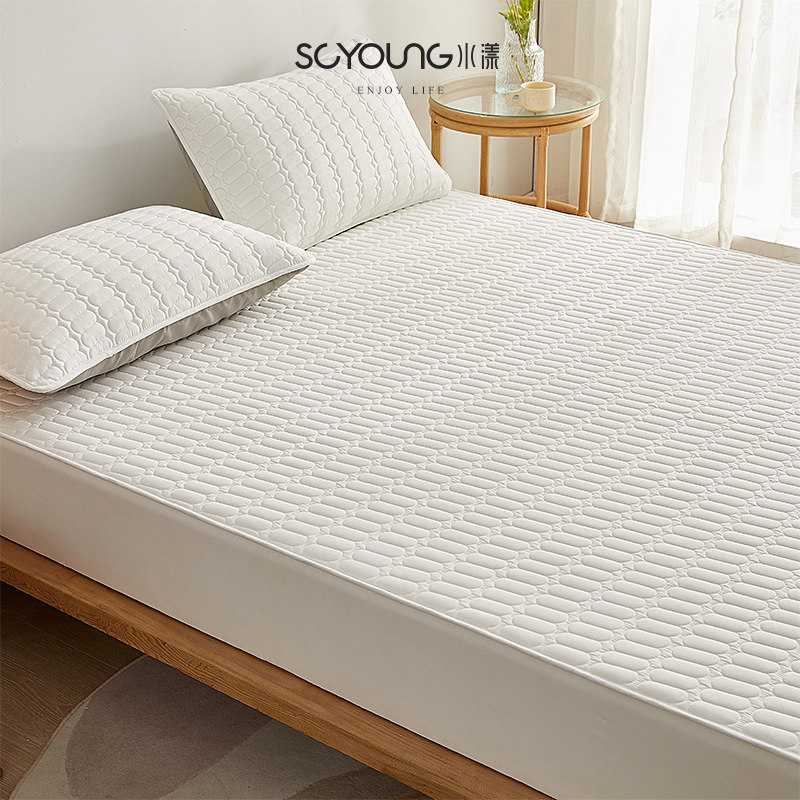 A类防水床笠单件夹棉席梦思床垫保护罩隔尿垫防尘棉床单床罩床套,床上用品,床笠,淘宝优惠券,粉丝福利购,淘宝优惠卷