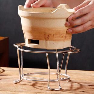 围炉煮茶支架双耳炭炉架子烤茶防烫铁架户外室内露营工具烧烤炉网