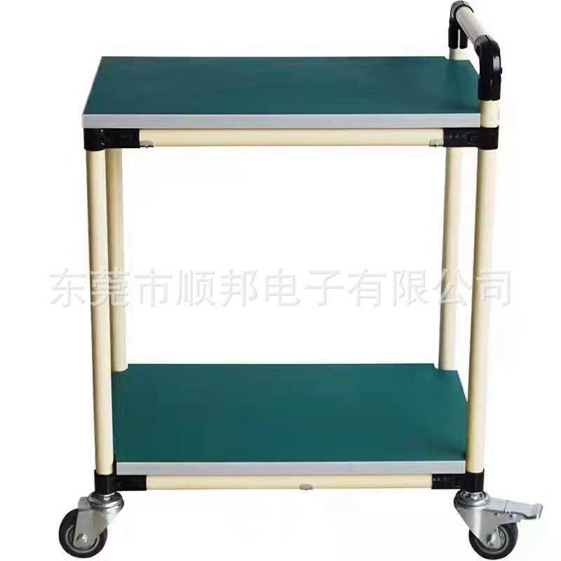 精益管周转车手推车仓库电商拣货车线棒防静电手推车