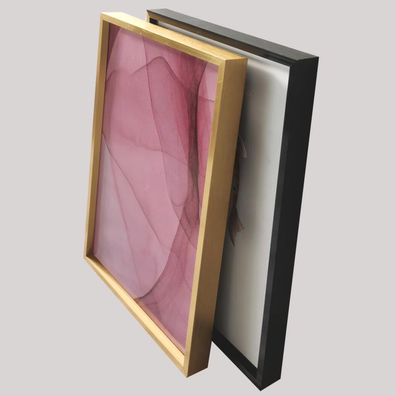 OF9D窄边立体铝合金画框毕业相框海报广告框钻石画十字绣营业执照