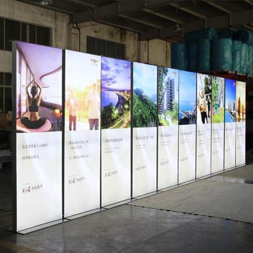 灯箱广告牌立式移动灯箱落地户外灯箱地摊夜市手机维修led灯箱厂