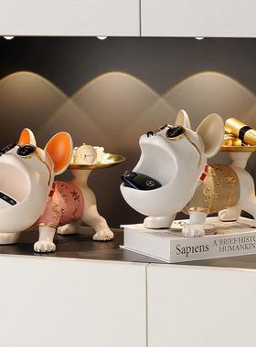 创意狗钥匙收纳玄关摆件家居饰品入户进门口客厅鞋柜乔迁礼品