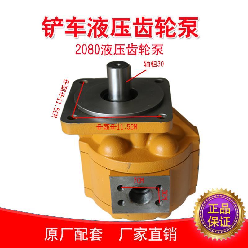 小装载机液压齿轮泵铲车液压泵总成配件大全油泵莱工
