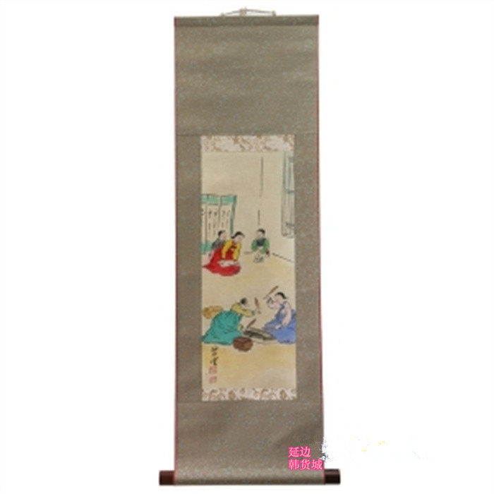 韩国民俗工艺品画朝韩墙壁挂画料理店家居饭店装饰品挂件礼品礼物