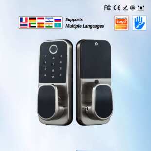 指纹球形锁TTLOCK蓝牙密码按键民宿锁旋转把手智能锁木门电子锁