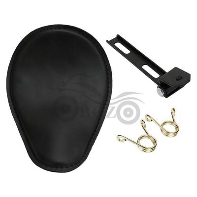 哈雷巡航太子车 改装chopper bobber 复古弹簧单人皮坐包坐垫