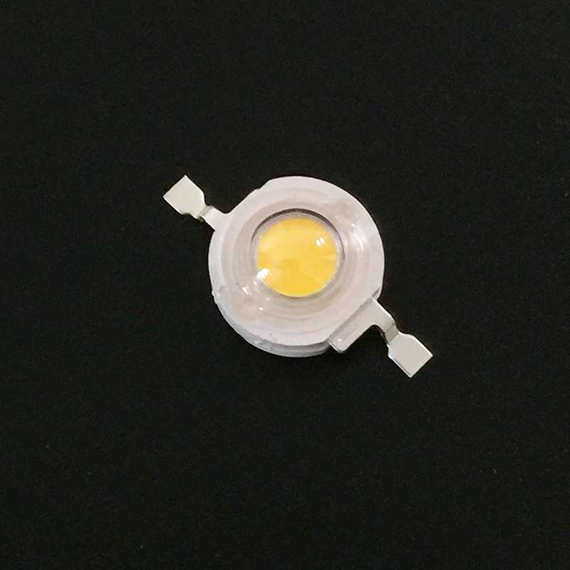暖白正白光大功率灯珠 1w大功率led灯珠 照明光源手电筒