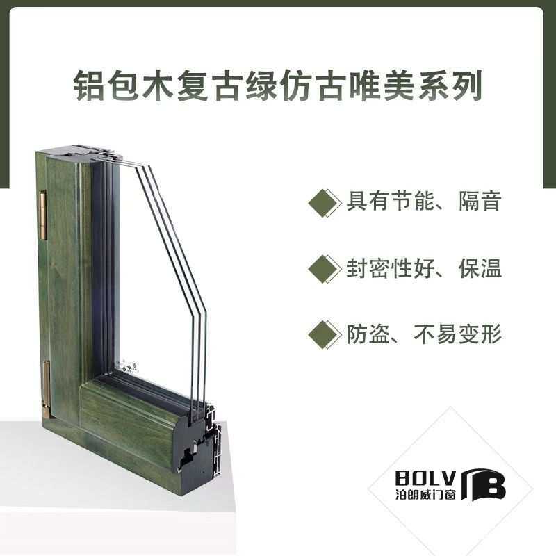88系列铝包木门窗铝型材隔音推拉门窗配件门窗 门窗五金