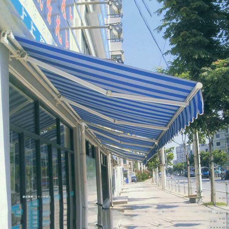 直供户外伸缩篷彩蓬店铺折叠遮阳蓬固定蓬雨篷摊位遮阳挡雨篷手动