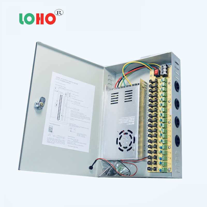 原装12V3A5A10A15A20A30A40A4路9路18路开关电源自恢复集中供电箱