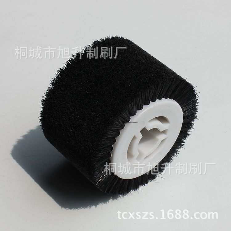 厂家农业机械排种器毛刷农作物播种机毛刷轮农机用刷子黑色猪鬃滚