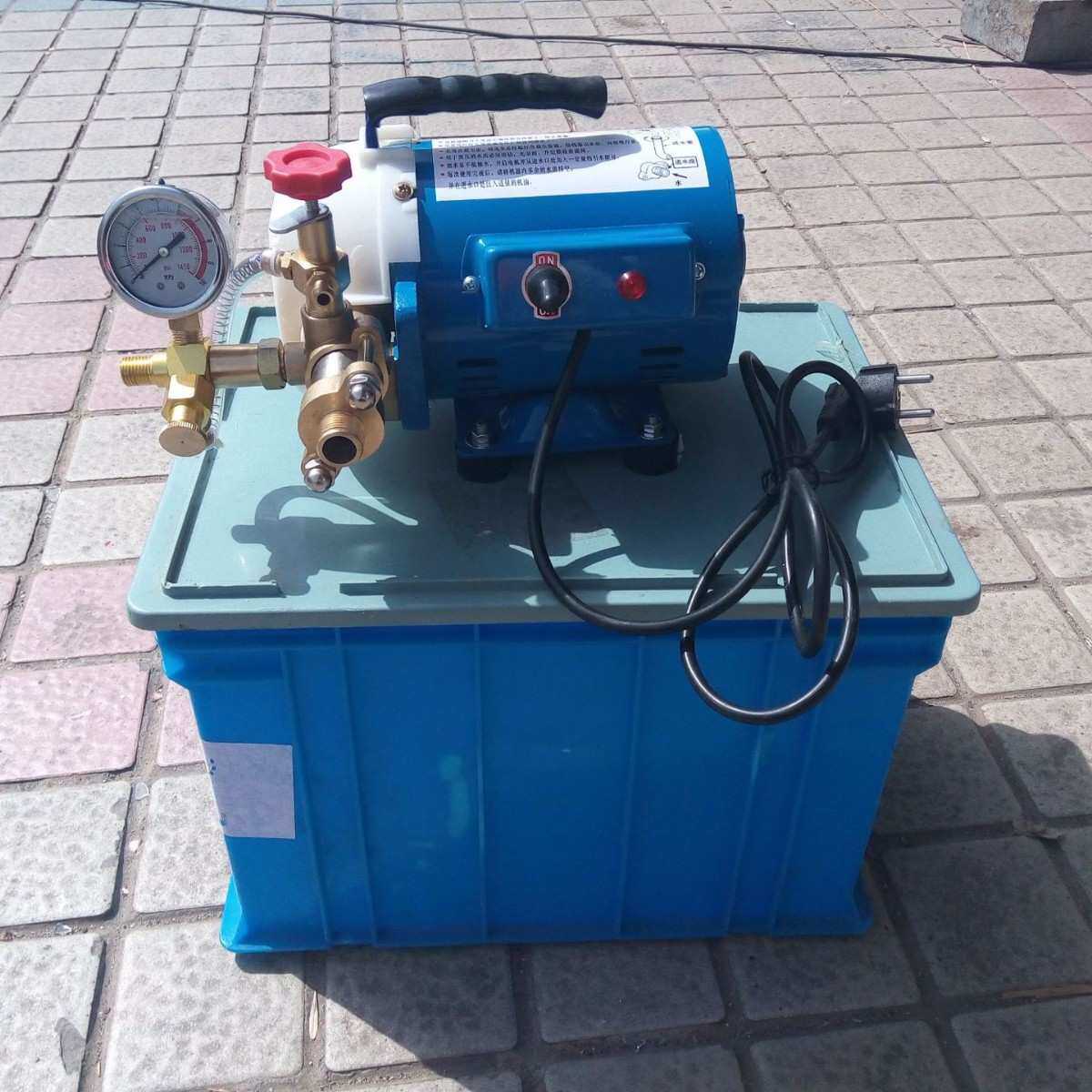 DSY-60手提式电动试压泵压力测压泵 60KG管道试压机