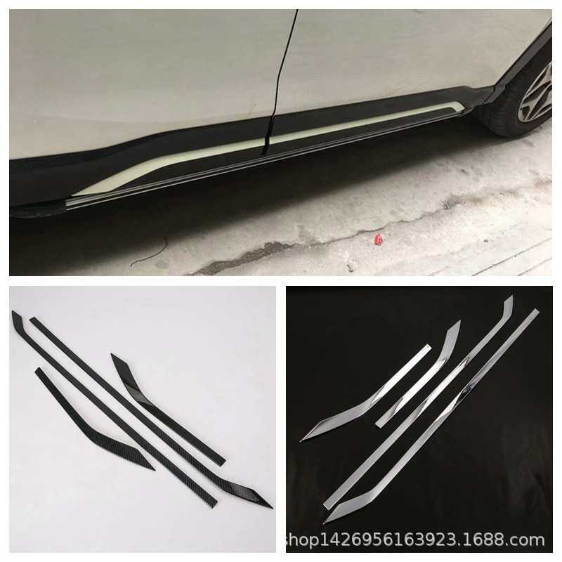 19森林人门边条车身饰条改装 适用斯巴鲁森林人车门防擦防撞亮条M