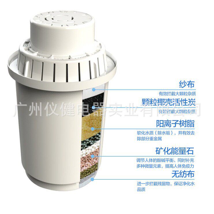 活性炭超滤净水壶滤芯多重过滤净化水质