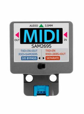 M5Stack MIDI Unit 串口转MIDI单元 SAM2695音源处理 3.5接口