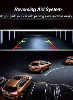 10寸流媒体行车镜记录仪夜视59975后视车载高前后双镜清头汽车倒