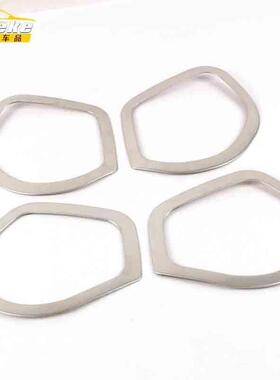 适用东风风神A7X音响箱于亮圈AX7不锈钢车喇门叭罩装音响亮圈饰贴