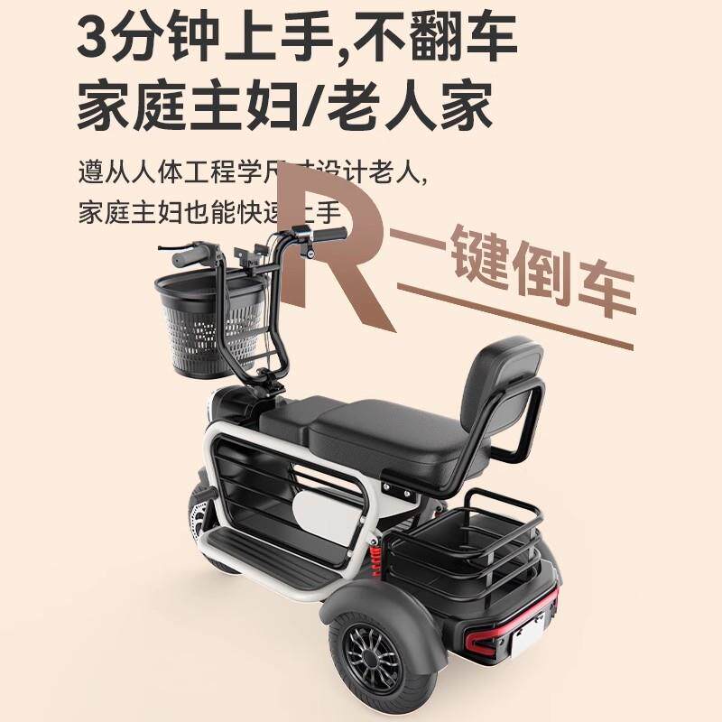 家电动轮车锂电池迷你用接三送孩子小型女士电三轮亲电子带娃代步