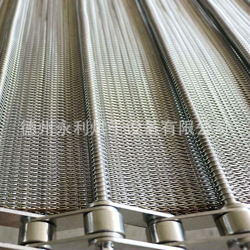 机供应高温食品网带网格烘干耐机输送网链不22锈钢清洗要按求制作