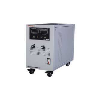 斑杰厂家直供12V24V36V48V50A电动叉车蓄电池可调恒流恒压充电机