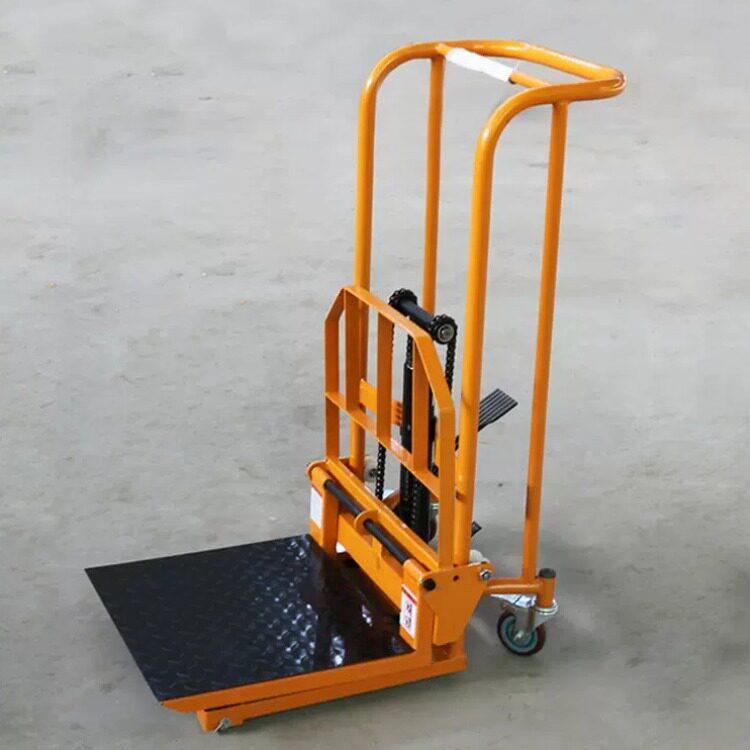 手动叉车小型家用液压地牛拖车微型升降平台板车手推车轻型升车