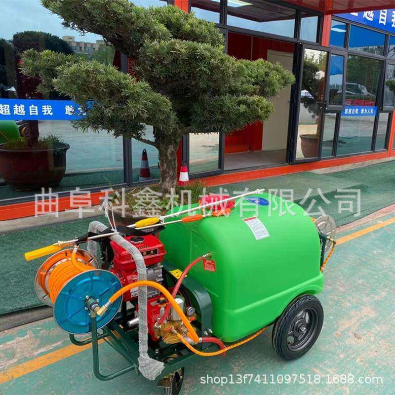 拉管式果园大棚打机农用植保机械汽油压喷机300L喷雾机
