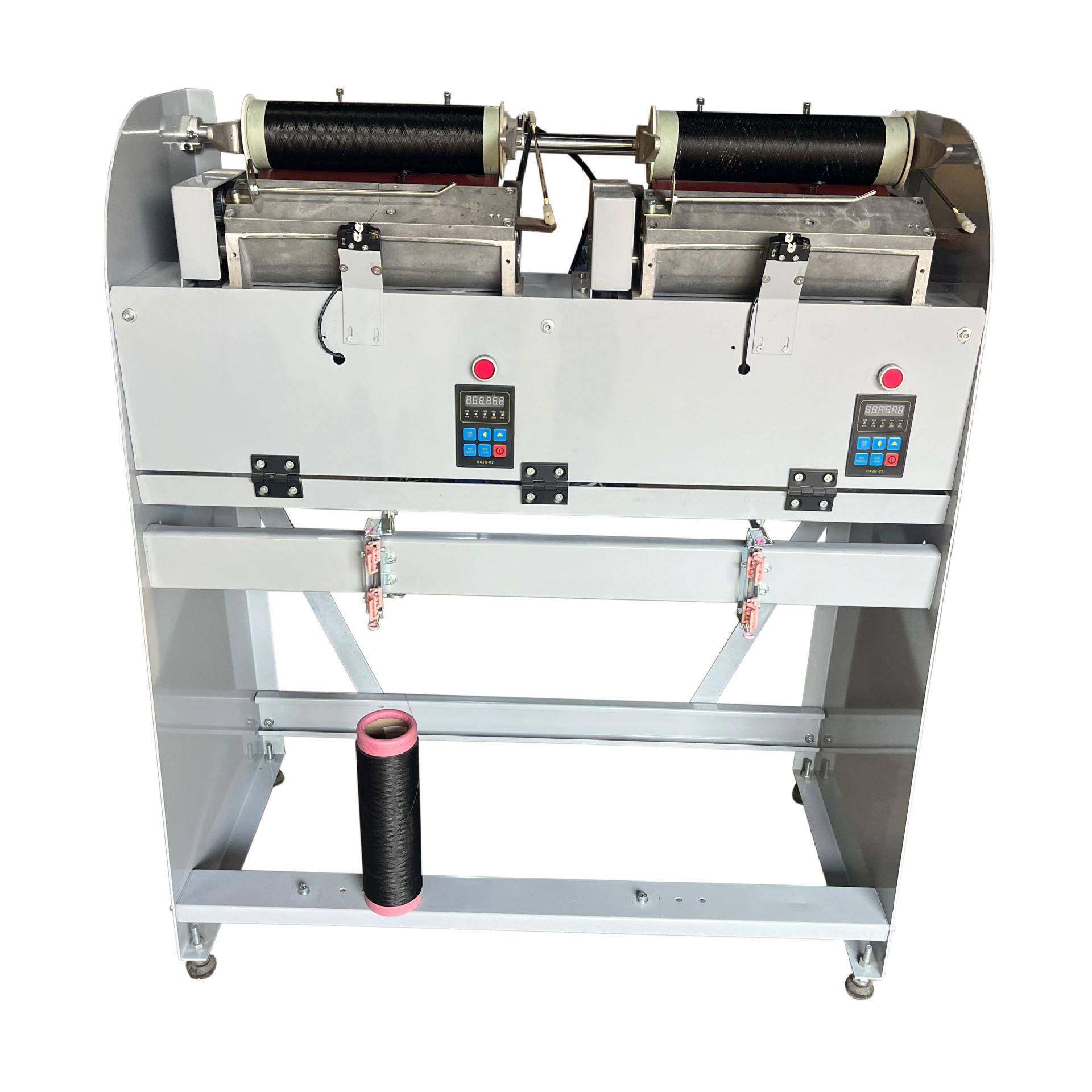 单控络丝机化纤长丝用可收边络筒机两锭可记米倒尾丝等