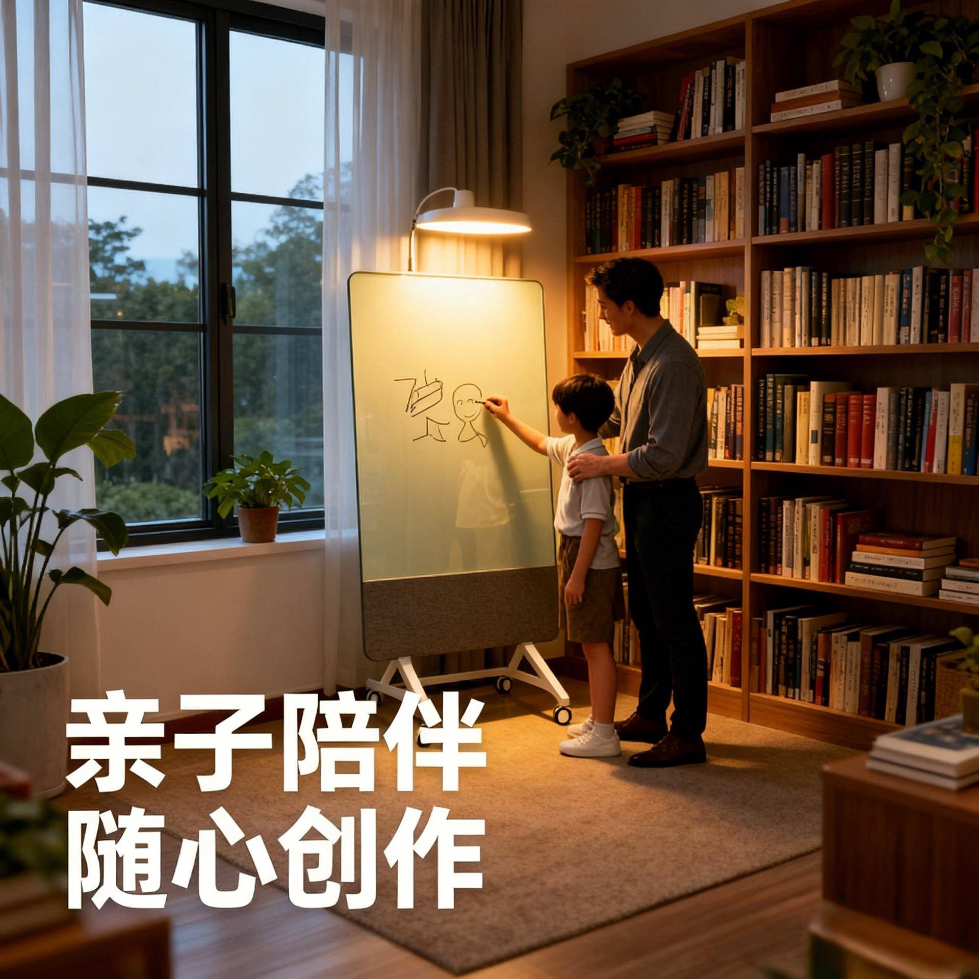 支架白板写字板可擦拭移动写字板绘画涂鸦家用培训教学厂家