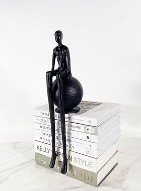 简约人创意物样板房室长客腿人2551家居桌面厅卧软装饰品摆件