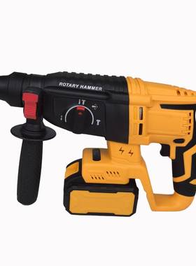 锂电用电锤多功能充电式刷钻电镐三锂电电冲击钻家无用IBT电动工