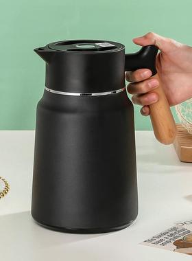 木柄贵仕真空壶304不锈家餐钢保温59800壶用保温瓶酒店厅暖壶温保