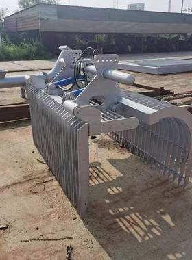 钢丝牵引绳处移动抓河斗清412污污机水道捞渣垃圾理格栅清污机