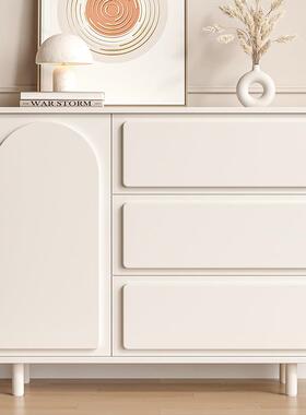 *M餐柜边柜储物W柜客厅家EKE用靠墙茶水柜置物子简约现代入户白色