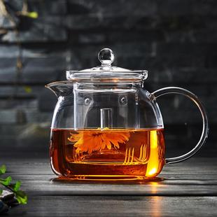 yt玻璃茶壶F75H6SS5加耐高温大号x泡茶壶家用电陶炉烧水煮壶厚