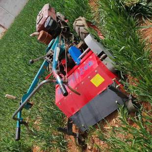 手机扶拖拉碎配套地土豆打秧收获秸秆粉还田机瓜红薯AUS杀秧机