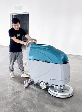 全动吸拖一体库擦地机商场工自厂车动间车用依晨手推式电96176刷