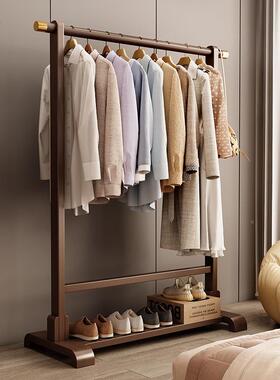 挂衣落地卧室简易室架内WYZ木挂衣杆挂家用衣帽架简约现代实衣服