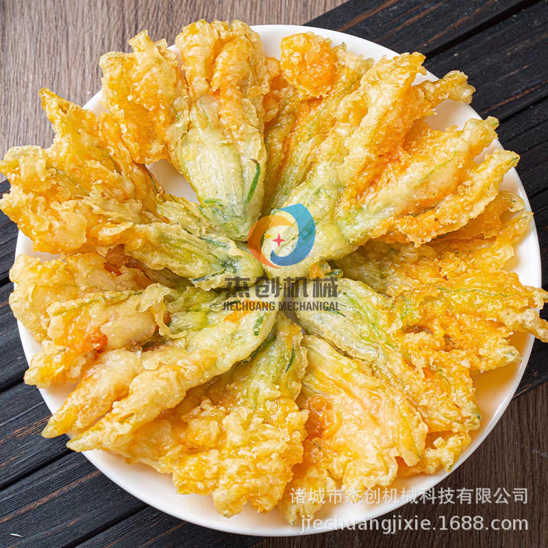 天妇罗桑叶南瓜花裹浆香酥油炸机