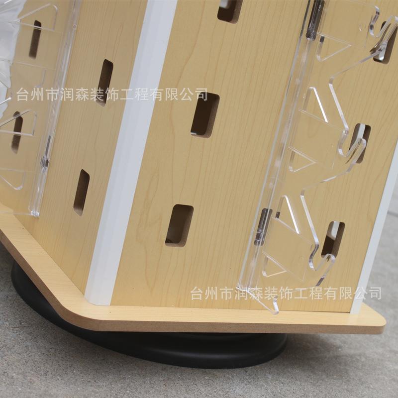 眼镜转盘木质旋6太阳镜转挂镜架陈列JMC架眼架子柜台展示架3付