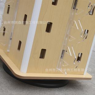 眼镜转盘木质旋6太阳镜转挂镜架陈列JMC架眼架子柜台展示架3付