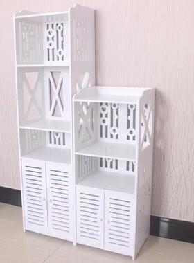 落浴室置物储架多功能FIQ卫生收纳架转角物间架地免打孔置物架