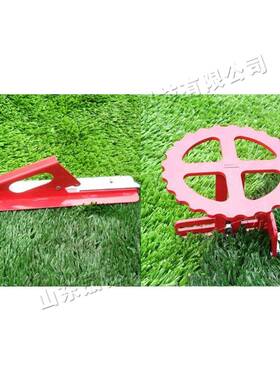 足球场人工草施工器型WSI小便携圆形坪切割器工人造草坪切割器具