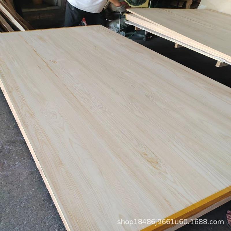 香柏直拼版红胡URW木直桃拼板白蜡拼接板松木桧木实木直拼板