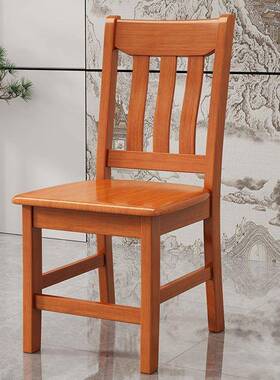 实木餐椅餐用简约现代式桌椅家靠背椅XPD凳子餐厅饭店桌椅木头椅