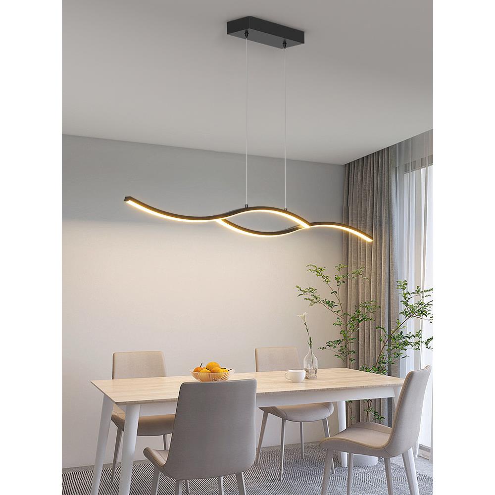 设极师le餐厅吊28678灯现代简约灯具创意简家用吧台饭厅d餐计桌灯