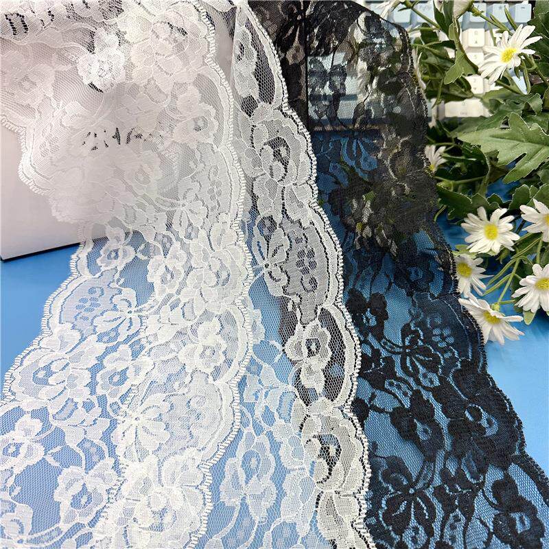 13CM无弹丝带蕾丝花边蝴蝶结裙边荷叶边服装辅料工艺品桌布配件现