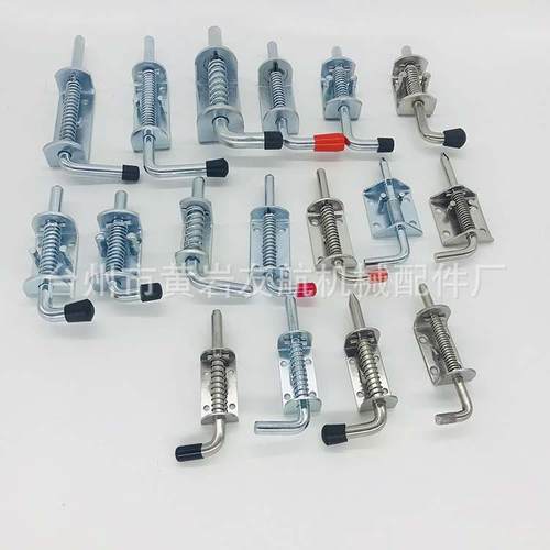 工业弹簧插销 12mm直径推拉门地插销 重型不锈钢设备插销友航