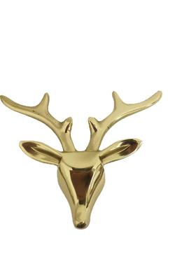 黄铜鹿头 抽屉 柜门 储物盒把手 家具装饰 陶瓷 铜艺 铁艺 搭配